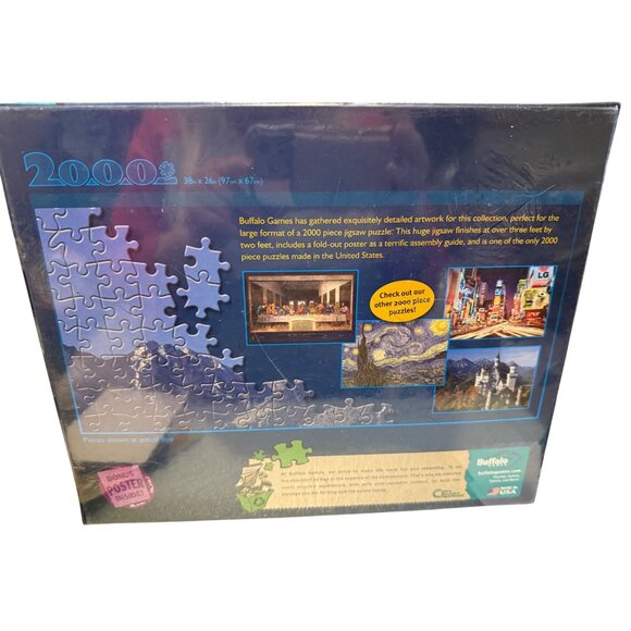 new sealed THE LAST SUPPER Buffalo Games 2000 pcs puzzle Leonardo Da Vinci - Picture 2 of 6